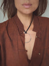 Anchored hoop necklace
